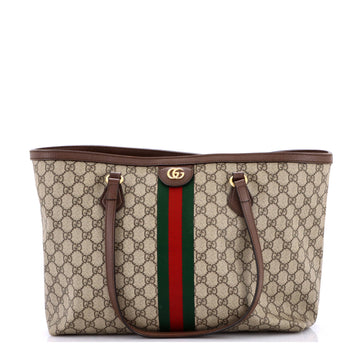 Gucci Ophidia Shopping Tote GG Coated Canvas Medium
