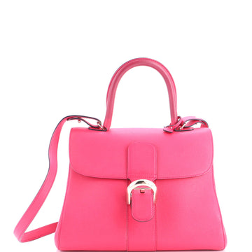 Delvaux Brillant Top Handle Bag Leather MM