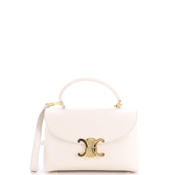 Celine Nino Top Handle Bag Leather Teen