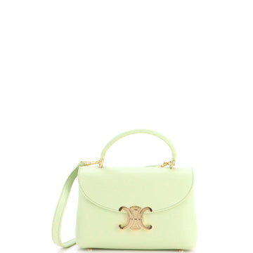 Celine Nino Top Handle Bag Leather Teen