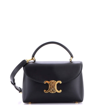 Celine Nino Top Handle Bag Leather Teen