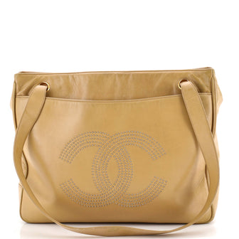 Chanel Vintage Timeless Tote Studded Lambskin Medium