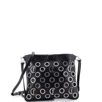 Christian Louboutin Eyelet Mouchara Crossbody Bag Leather Mini