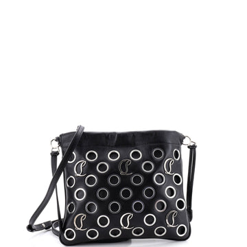 Christian Louboutin Eyelet Mouchara Crossbody Bag Leather Mini