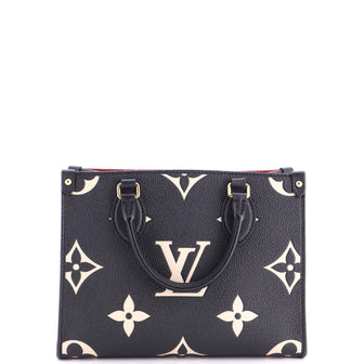 Louis Vuitton OnTheGo Tote Bicolor Monogram Empreinte Giant PM