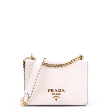Prada Chain Flap Bag Saffiano Leather Small