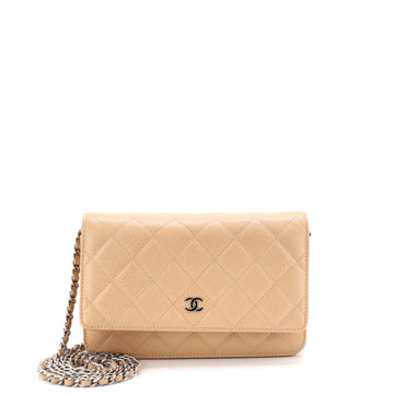 Chanel Wallet on Chain Quilted Caviar