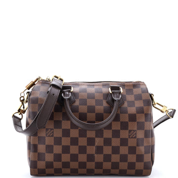 Louis Vuitton Speedy Bandouliere Bag Damier 25