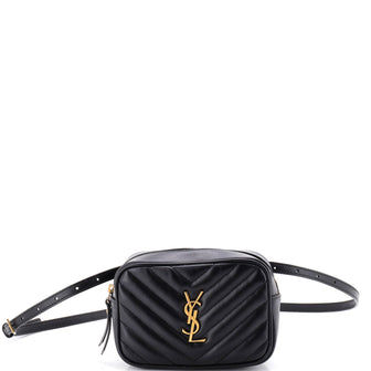 Saint Laurent Lou Belt Bag Matelasse Chevron Leather