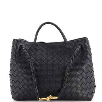 Bottega Veneta Andiamo Top Handle Bag Intrecciato Nappa Medium