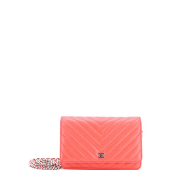 Chanel Wallet on Chain Chevron Caviar