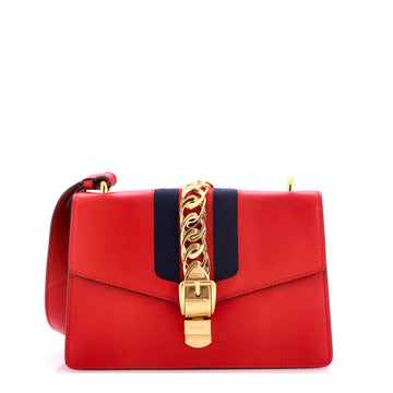 Gucci Sylvie Shoulder Bag Leather Small