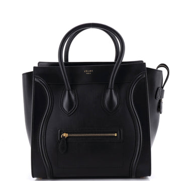 Celine Luggage Bag Smooth Leather Mini