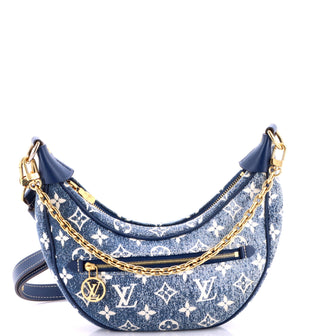 Louis Vuitton Loop Handbag Monogram Jacquard Denim