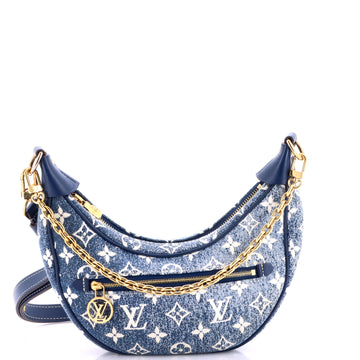 Louis Vuitton Loop Handbag Monogram Jacquard Denim