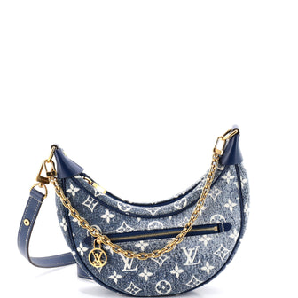 Louis Vuitton Loop Handbag Monogram Jacquard Denim