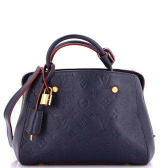 Louis Vuitton Montaigne Handbag Monogram Empreinte Leather BB