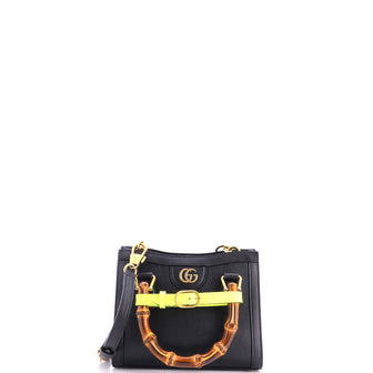 Gucci Diana NM Bamboo Handle Tote Leather Mini