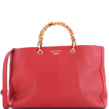 Gucci Bamboo Shopper Tote Leather Large