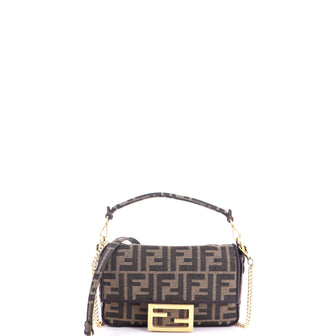 Fendi Baguette NM Bag Zucca Canvas Mini