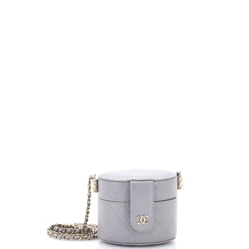 Chanel CC Allure Vanity Case with Chain Quilted Lambskin Mini