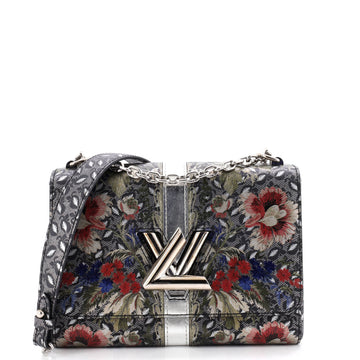 Louis Vuitton Twist Handbag Limited Edition Floral Print Epi Leather MM