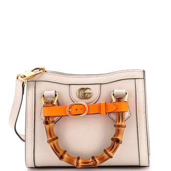 Gucci Diana NM Bamboo Handle Tote Leather Mini