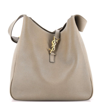 Saint Laurent Le 5 a 7 Supple Hobo Leather Large
