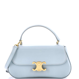 Celine Lola Triomphe Top Handle Bag Leather Teen