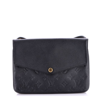Louis Vuitton Twice Handbag Monogram Empreinte Leather