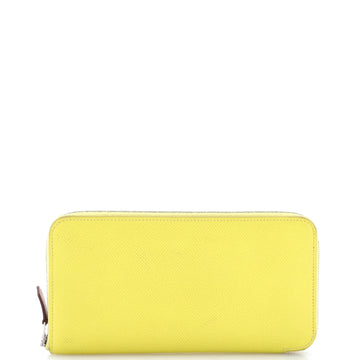 Hermes Azap Zip Around Wallet Silk'in Epsom Long