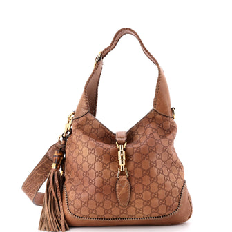 Gucci New Jackie Bag Guccissima Leather Small