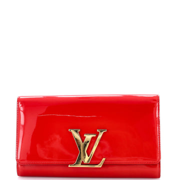 Louis Vuitton Louise Clutch Patent Long