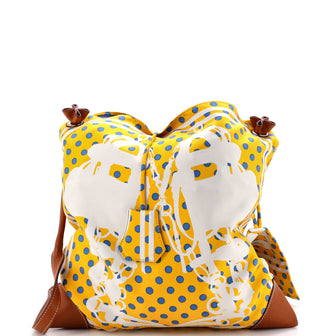 Hermes Silky City Bag Printed Silk and Leather PM