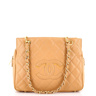 Chanel Petite Timeless Tote Quilted Caviar