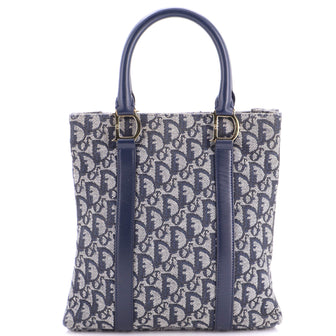 Christian Dior Vintage Open Tote Diorissimo Canvas Small