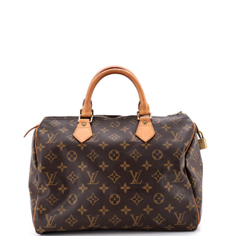 Louis Vuitton Speedy Handbag Monogram Canvas 30