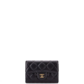Chanel Classic Flap Card Case Quilted Lambskin