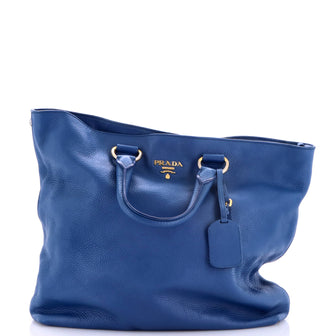 Prada Convertible Shopper Tote Vitello Daino Large