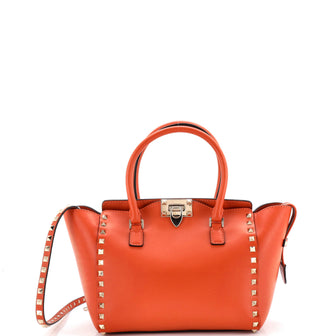 Valentino Garavani Rockstud Tote Rigid Leather Small