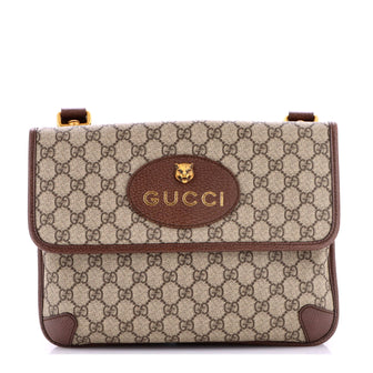 Gucci Neo Vintage Flap Messenger GG Coated Canvas Medium