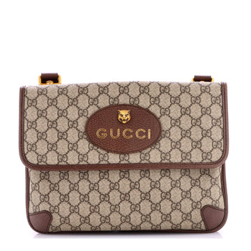 Gucci Neo Vintage Flap Messenger GG Coated Canvas Medium
