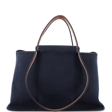 Hermes Cabag Elan Toile and Leather 39