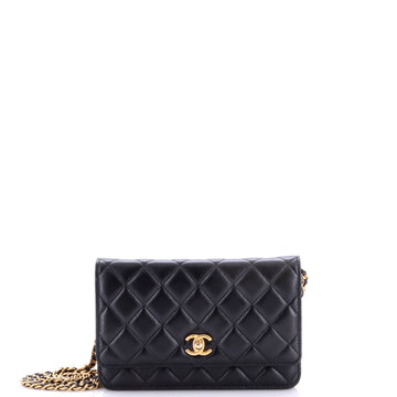 Chanel Pearl Crush Wallet on Chain Quilted Lambskin