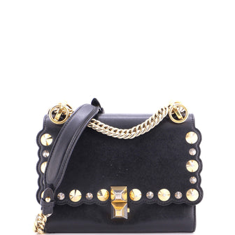 Fendi Kan I Bag Studded Leather Small
