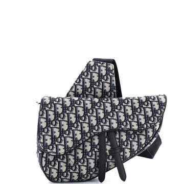 Christian Dior Saddle Crossbody Bag Oblique Canvas
