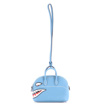 Hermes Bolide Shark Bag Charm Leather