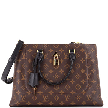 Louis Vuitton Flower Tote Monogram Canvas with Leather