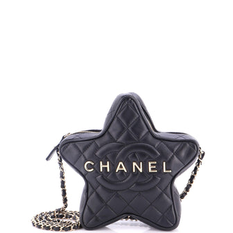 Chanel CC Walk of Fame Star Bag Quilted Lambskin