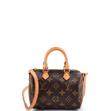 Louis Vuitton Speedy Bandouliere Bag Monogram Canvas Nano